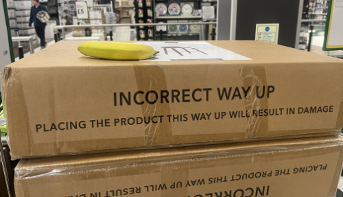 Box wrong way